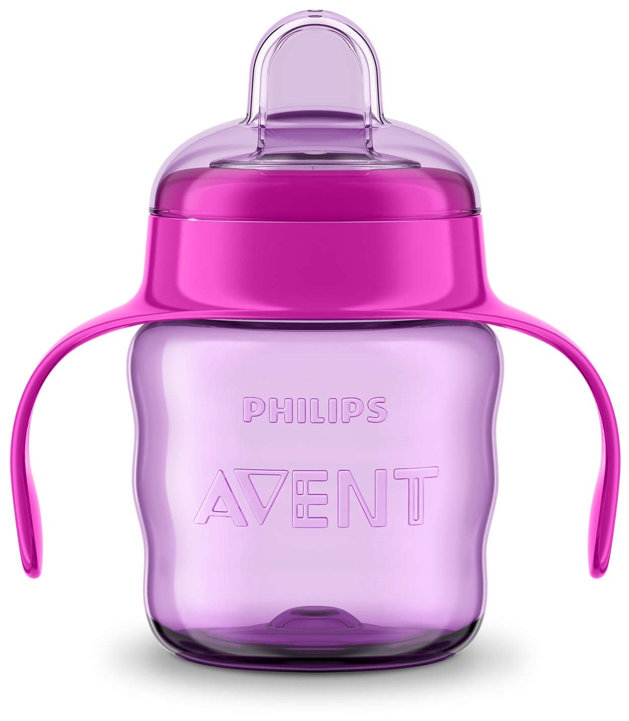 Чашка-непроливайка Philips Avent з м'яким носиком, 6 + міс, рожевий, 200 мл (SCF551/03) - фото 1
