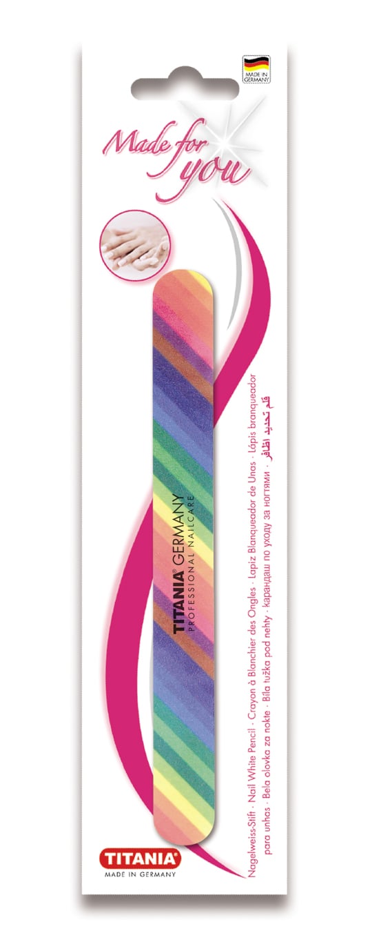 Манікюрна пилка Titania Rainbow 17.5 см (1028) - фото 1