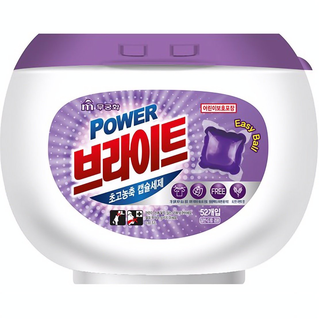 Капсулы для стирки Mukunghwa Power Bright Laundry Capsule Detergent, 52 шт. - фото 1