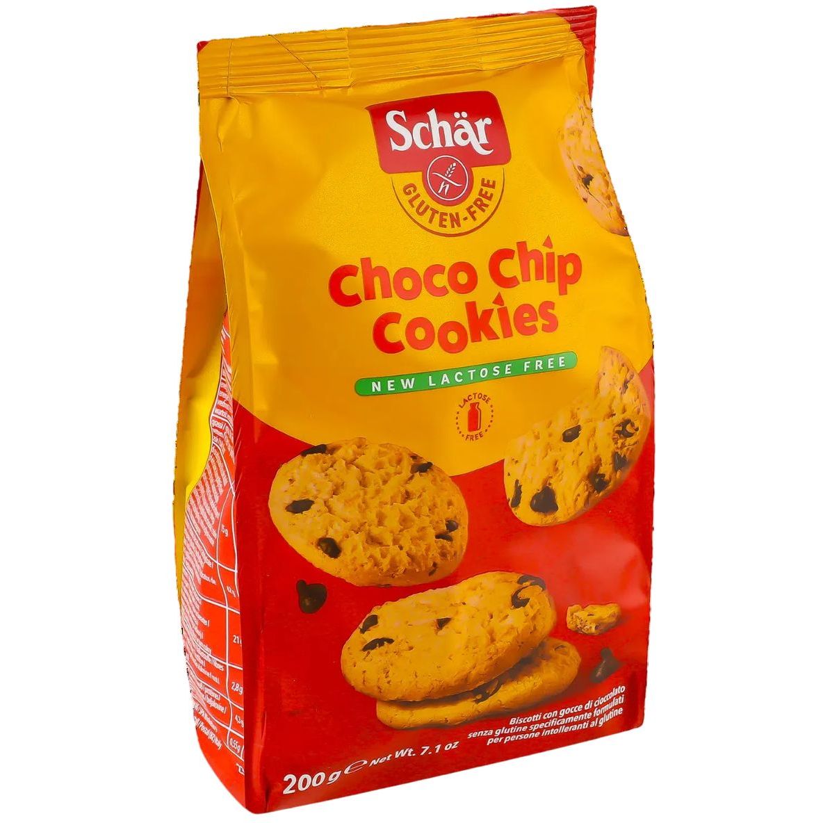 Печенье Schar Choco Chip с кусочками шоколада 200 г - фото 1