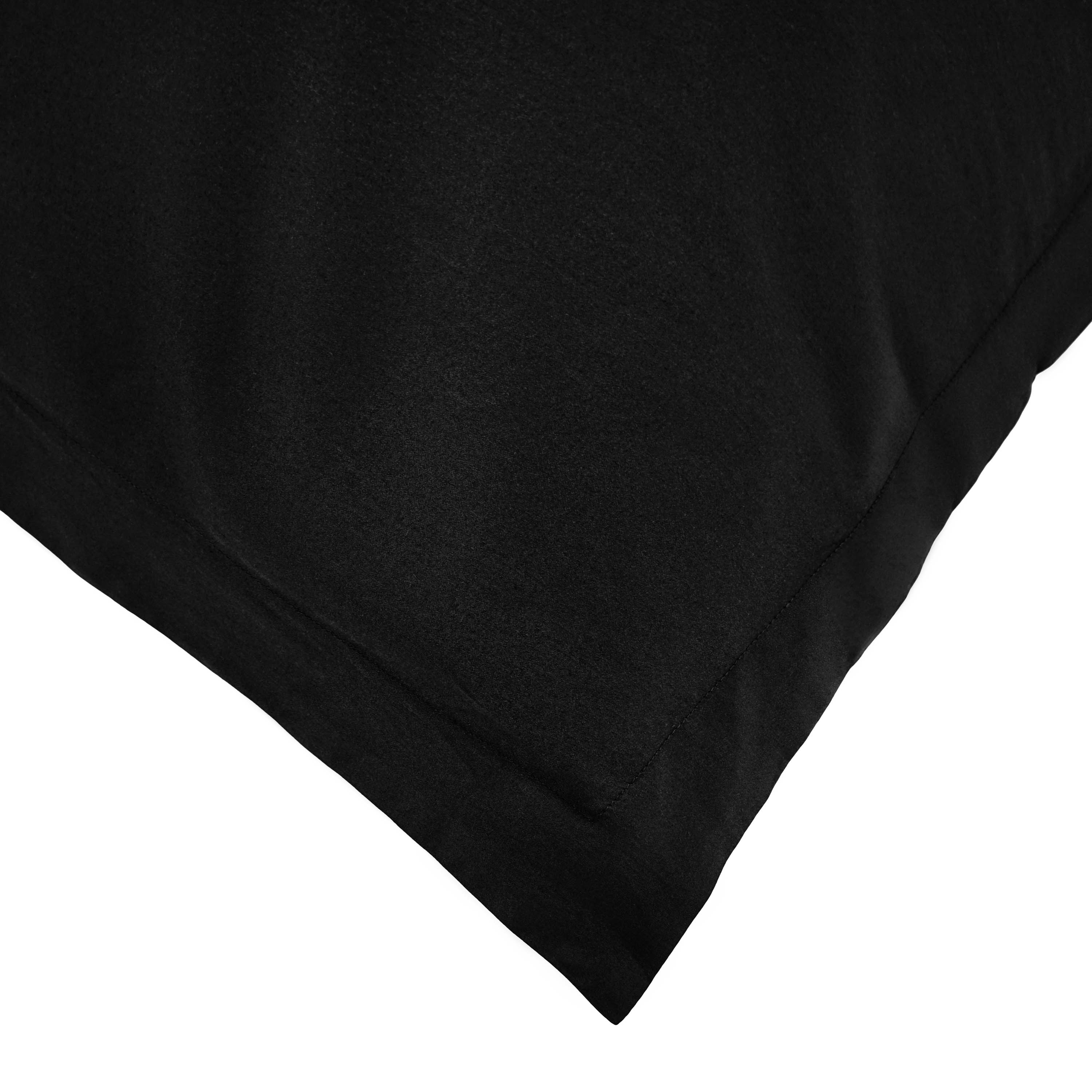 Комплект постільної білизни Ardesto Mix&Match Premium сатин двоспальний євро чорний (ART2022SL) - фото 10
