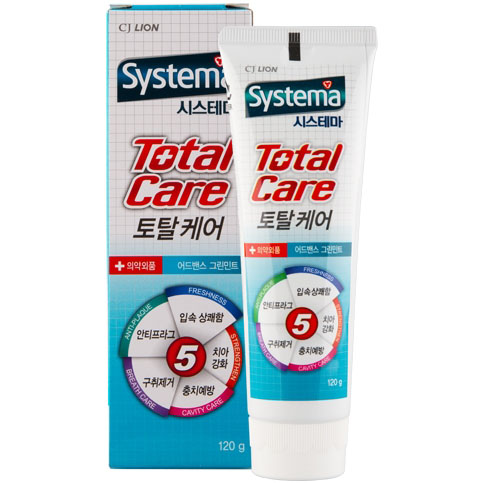 Зубна паста Lion Systema Total, з екстрактом зеленої м'яти, 120 г - фото 1