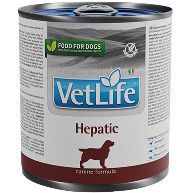 Влажный корм для собак Farmina Vet Life Hepatic при хронической печеночной недостаточности 300 г - фото 1