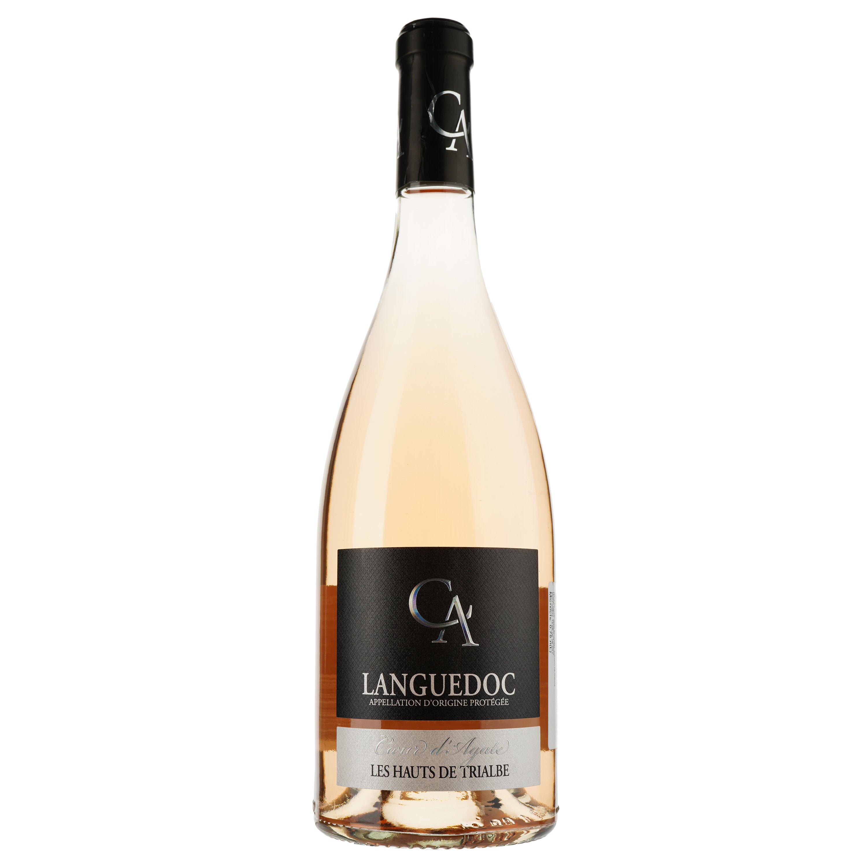 Вино Les Hauts De Trialbe Coeur d'Agate 2021 AOP Languedoc, розовое, сухое, 0,75 л - фото 1
