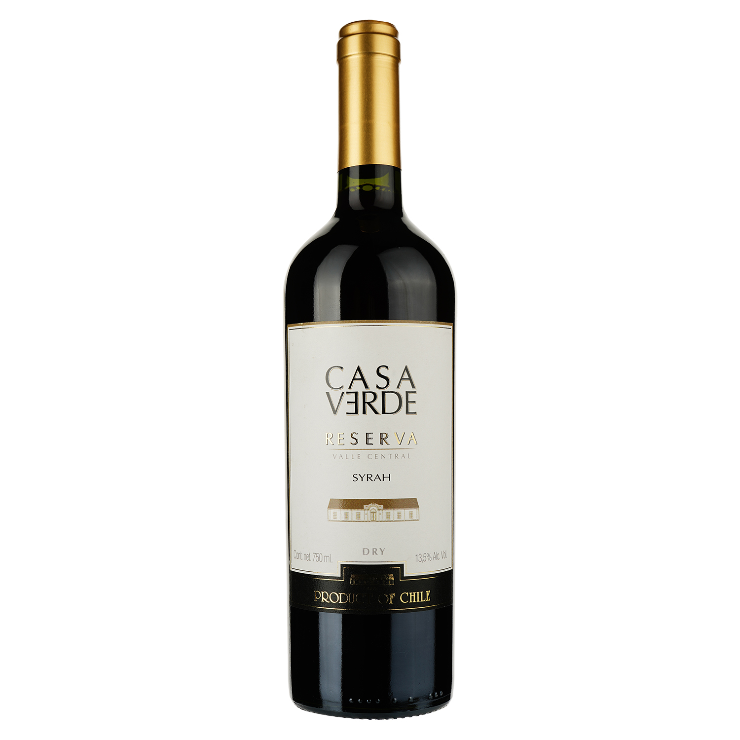 Вино Casa Verde Reserve Syrah, 13%, 0,75 л (478743) - фото 1