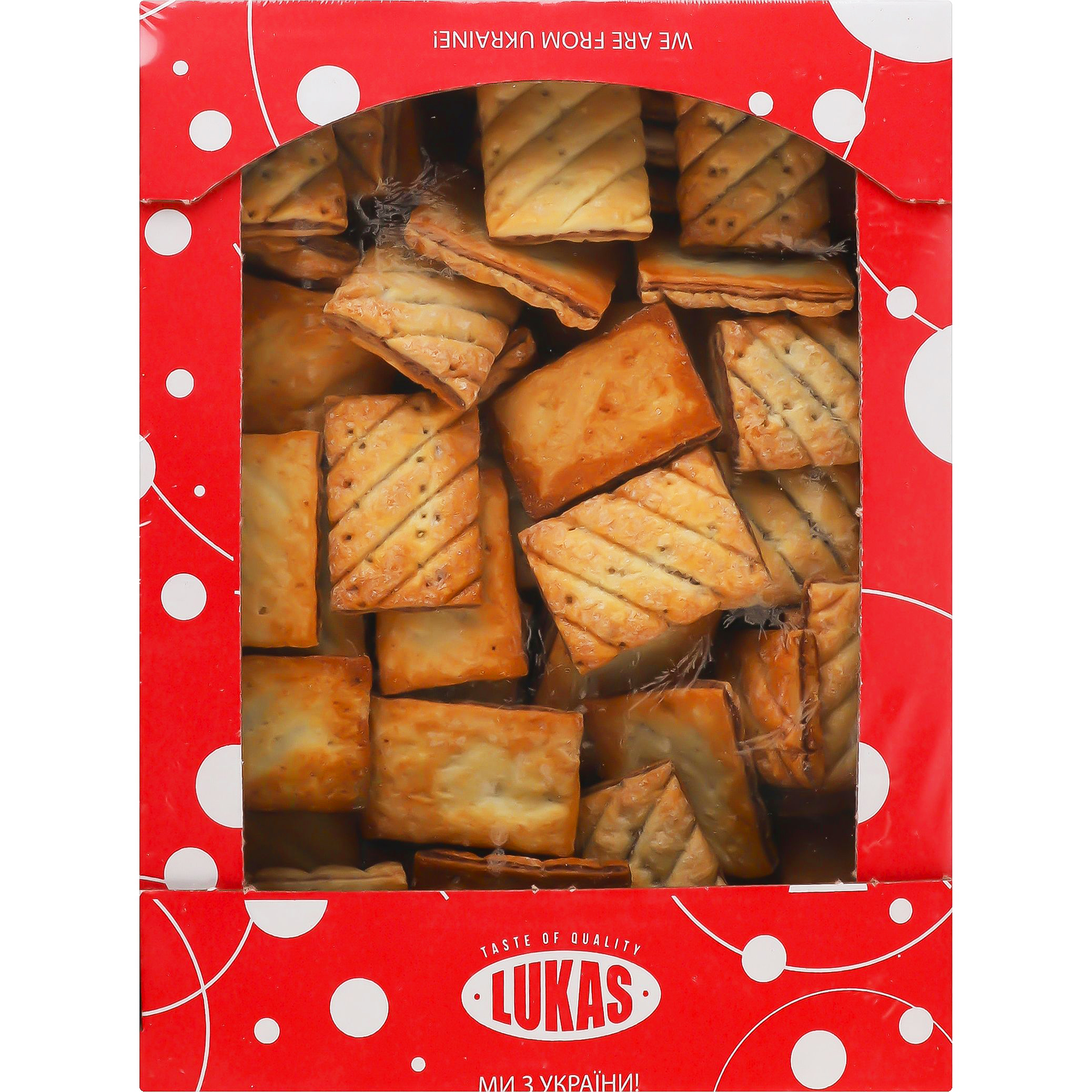 Печенье Lukas Хрулик слоеное 500 г - фото 1