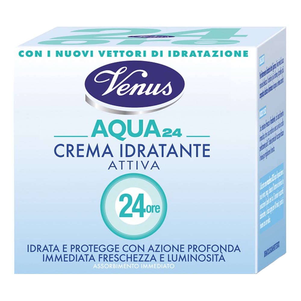 Крем для обличчя Venus Aqua 24 Crema Idratante Attiva зволожуючий 50 мл - фото 2