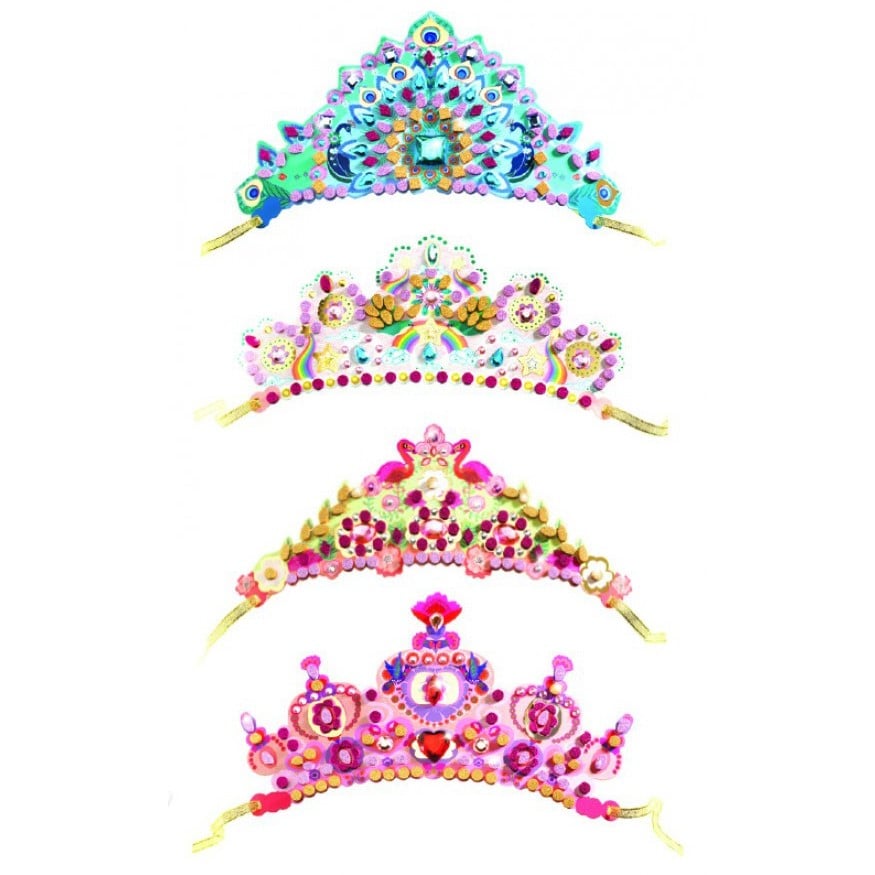 Набор головных украшений Djeco с мозаикой Сделай сам, Принцесса (DJ07901) - фото 2
