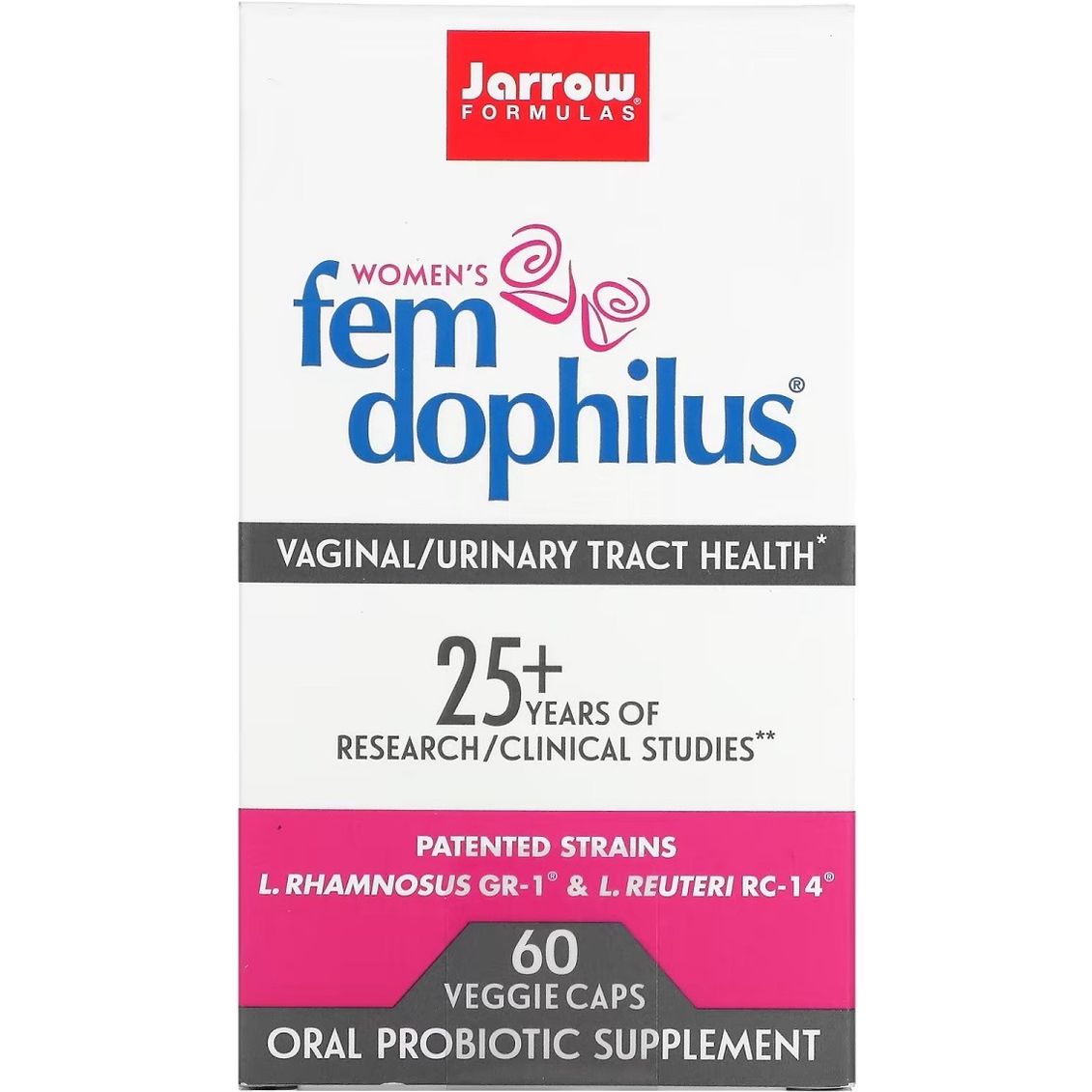 Пробіотики Jarrow Formulas Women's Fem Dophilus 5 млрд 60 капсул - фото 1