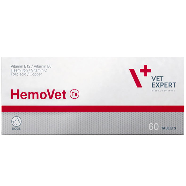 Харчова добавка Vet Expert HemoVet від анемії, 60 таблеток - фото 1
