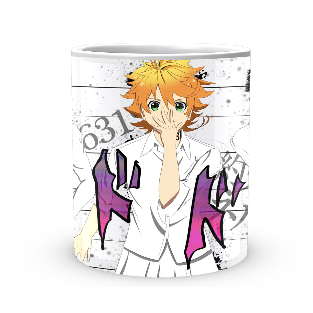 Кружка GeekLand The Promised Neverland Обіцяний Неверленд Норман Емма Рей jojo pose NV 02.450 - фото 2