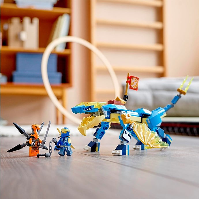 Конструктор LEGO Ninjago Грозовий дракон ЕВО Джея, 140 деталей (71760) - фото 12