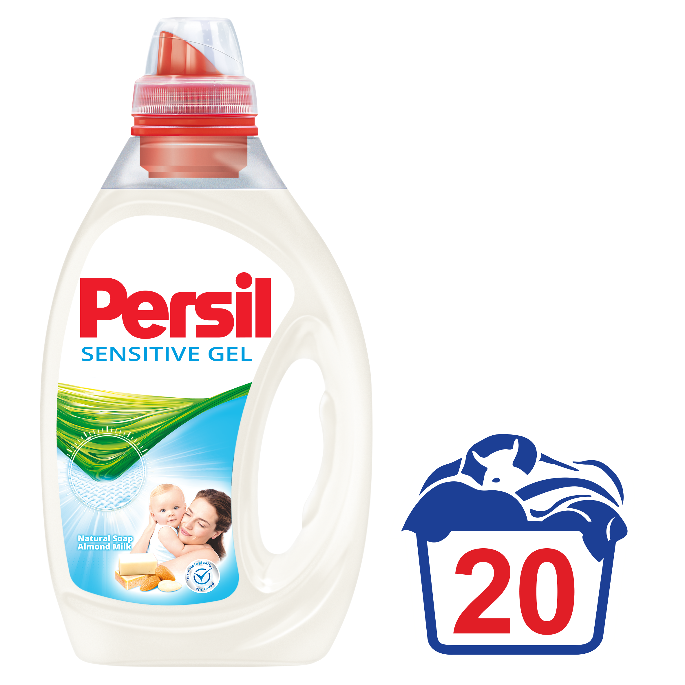 Гель для прання Persil Sensitive, 1 л (752818) - фото 1