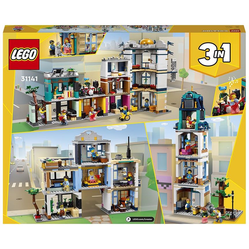 Конструктор LEGO Creator Головна вулиця, 1459 деталей (31141) - фото 2