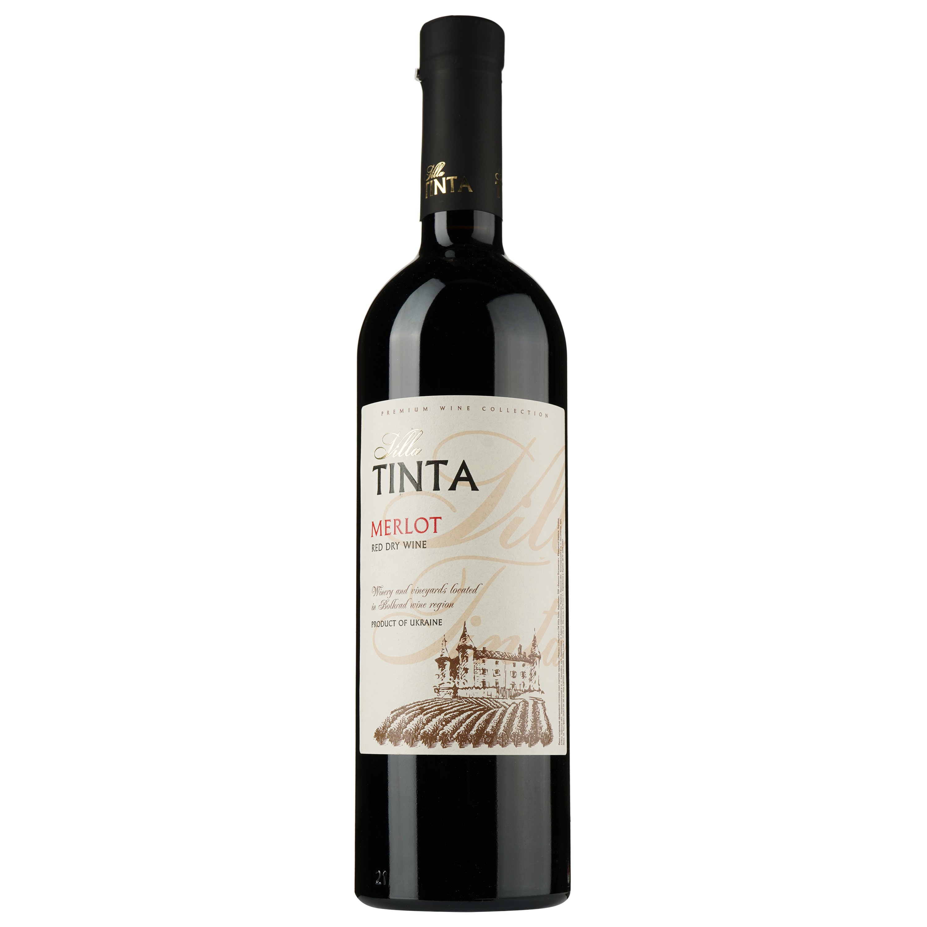Вино Villa Tinta Merlot, красное, сухое, 11-13%, 0,75 л (8000018914820) - фото 1