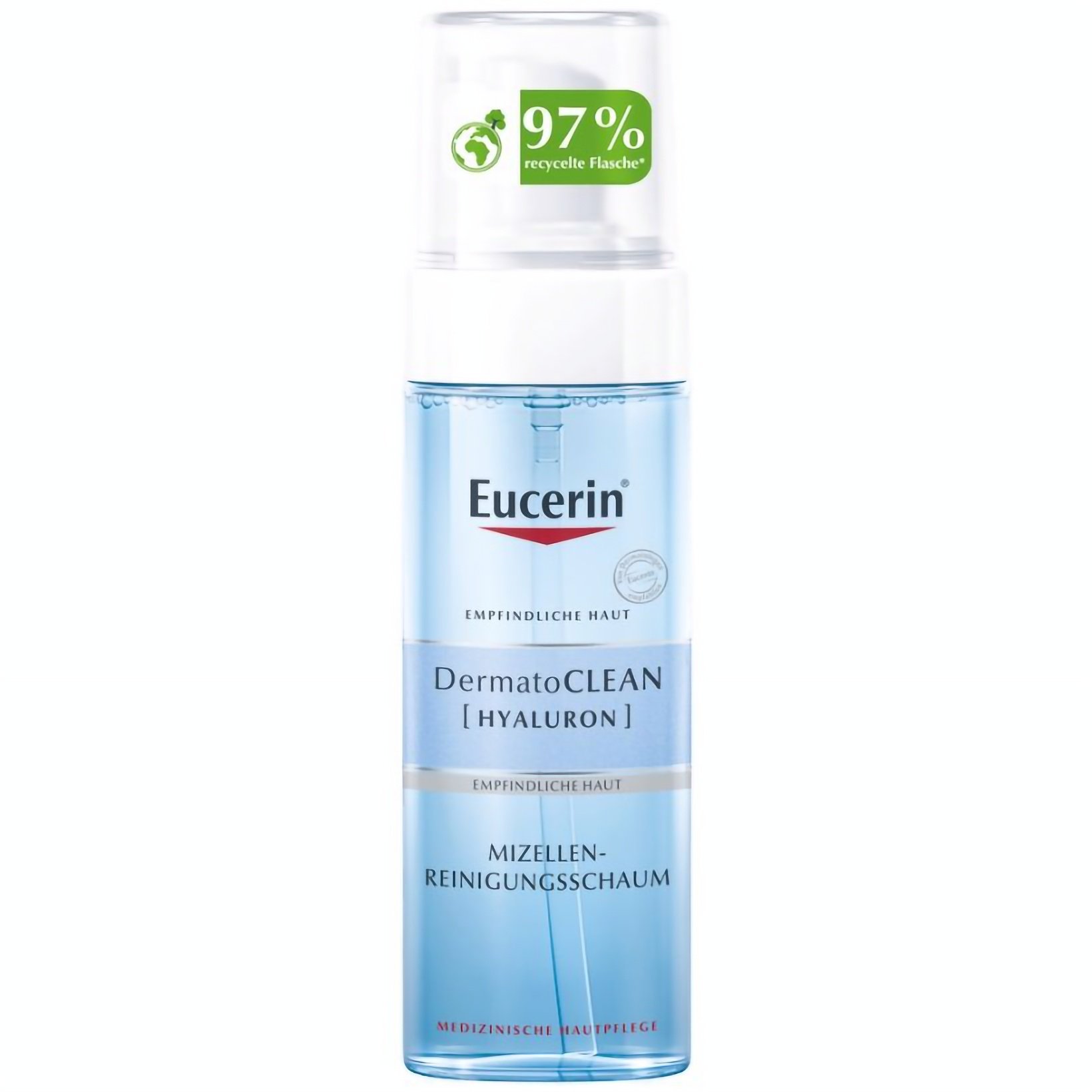 Міцелярна очищуюча пінка Eucerin DermatoClean Hyaluron 150 мл - фото 1