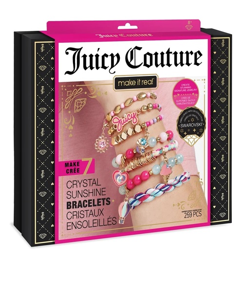 Набір для створення браслетів Make it Real Juicy Couture Сонячне сяйво з кристалами Swarovski (MR4409) - фото 1