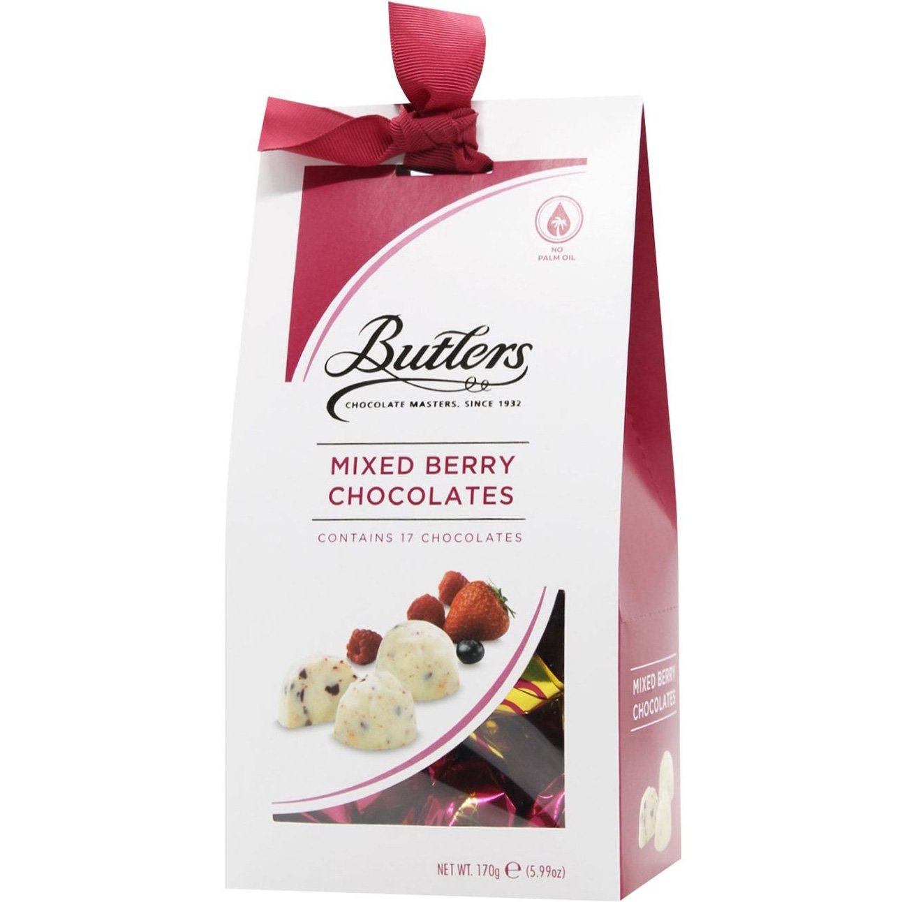 Конфеты шоколадные Butlers White Mixed Berry 170 г - фото 1