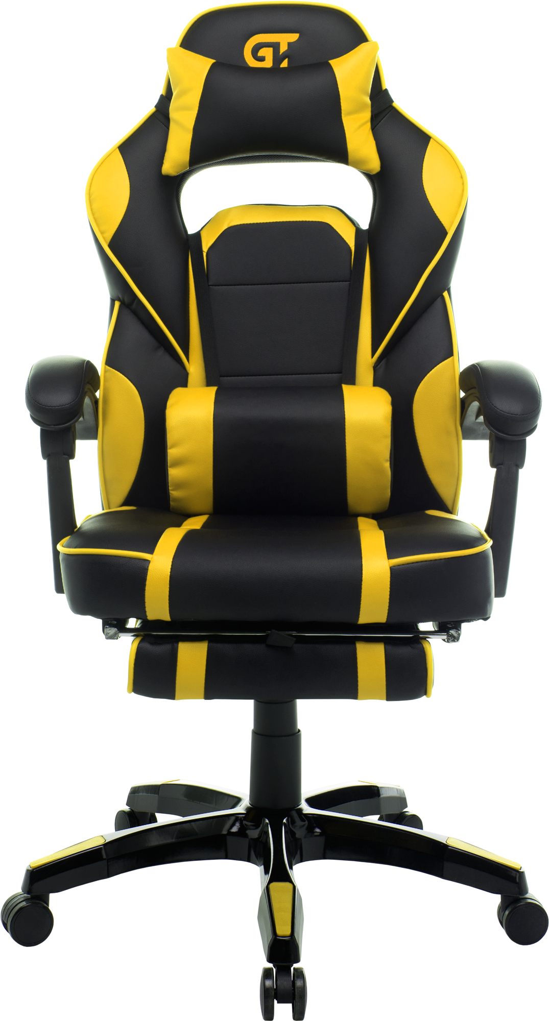 Геймерське крісло GT Racer чорне з жовтим (X-2749-1 Black/Yellow) - фото 2