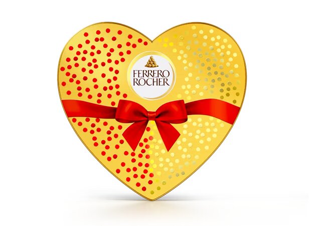 Цукерки Ferrero Rocher Серце молочний шоколад і фундук 125 г - фото 3