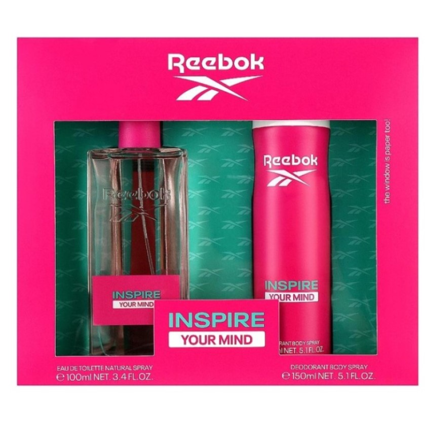 Photos - Other Cosmetics Reebok Подарунковий набір для жінок  Inspire your mind: Туалетна вода, 100 