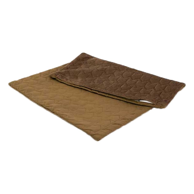 Чохол на подушку Руно Chocolate на блискавці, стьобаний мікрофайбер+велюр, 50х70 см, коричневий (382.55_Chocolate) - фото 3