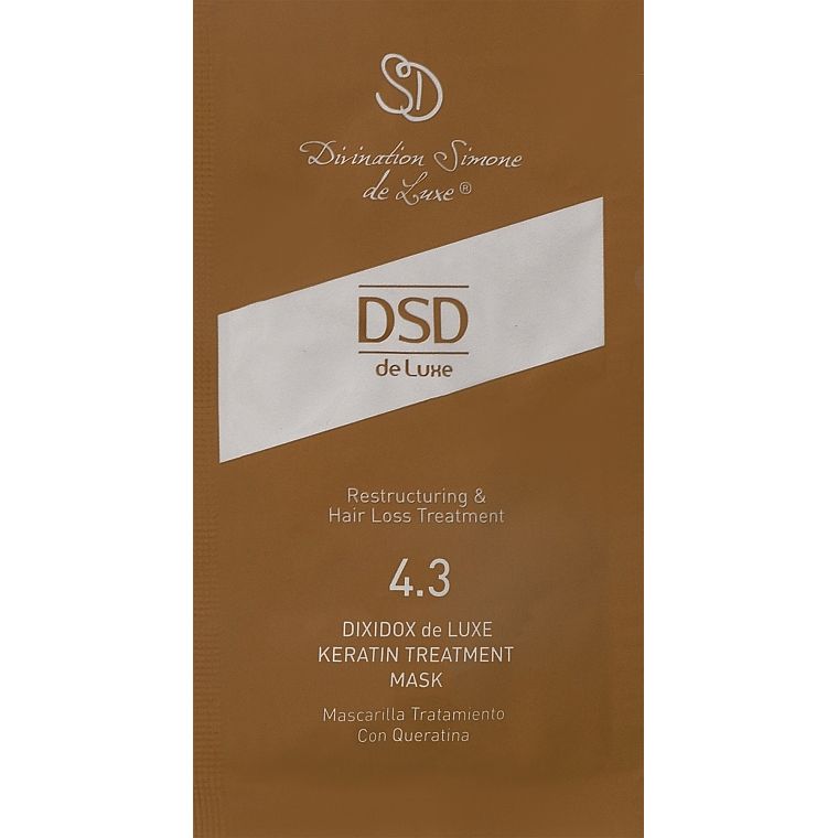 Маска для волосся DSD de Luxe Dixidox Keratin Treatment Mask №4.3 відновлююча з кератином 10 мл - фото 1