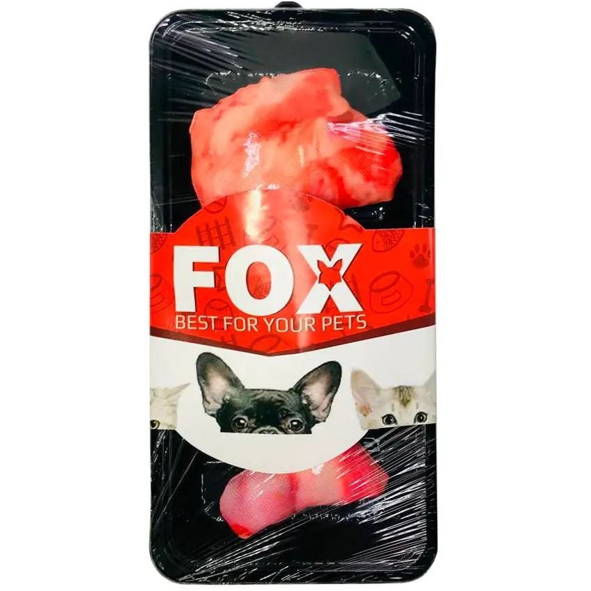 Игрушка для собак Fox Говяжья кость, оксфорд, 20х11 см - фото 2