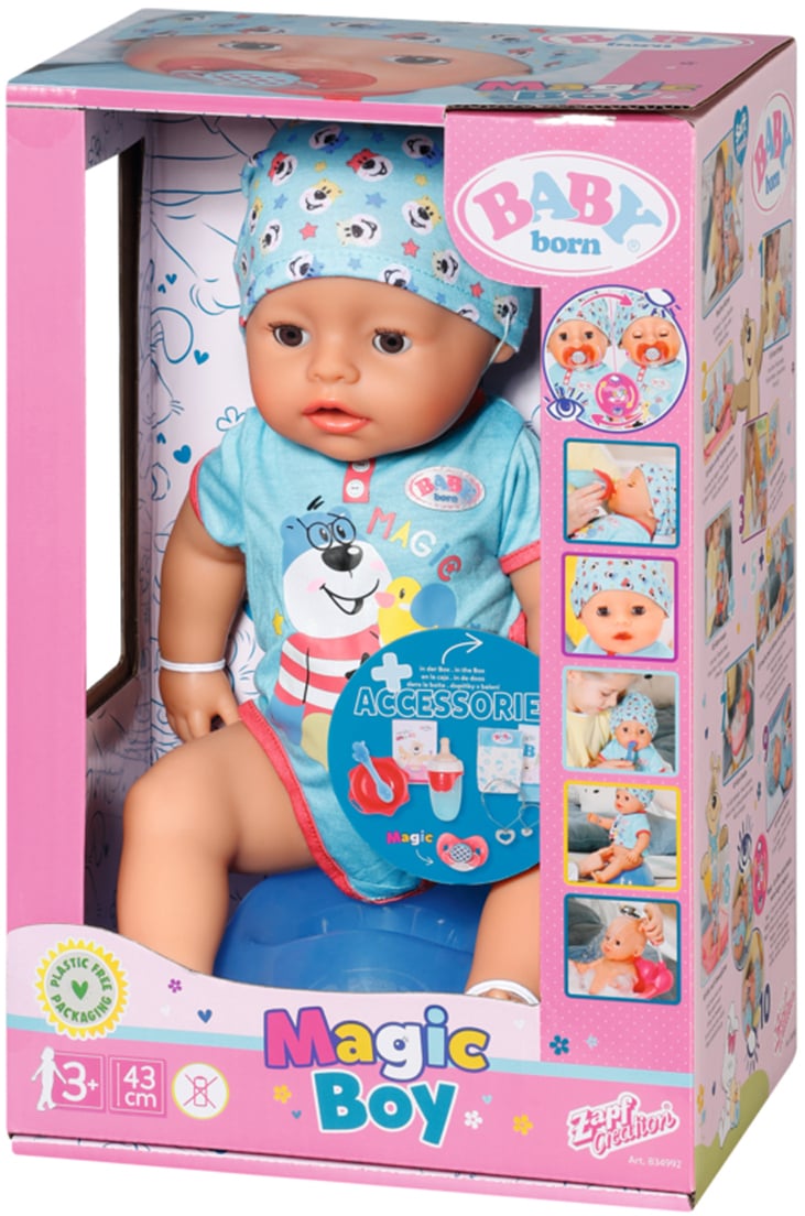 Кукла Baby Born For babies Очаровательный мальчик с аксессуарами, 43 см (834992) - фото 6