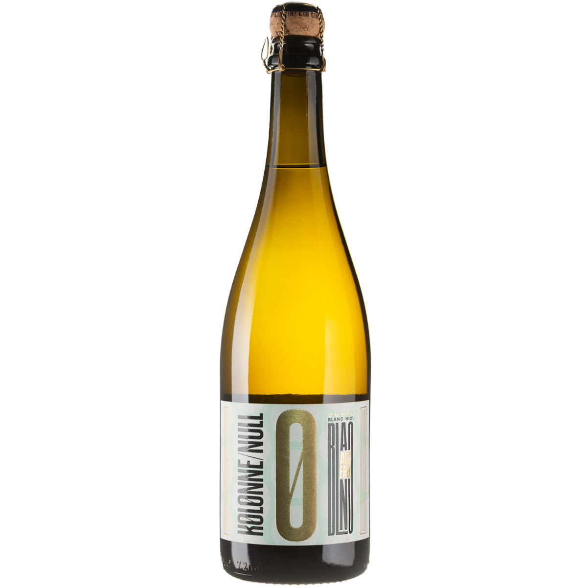Вино ігристе безалкогольне Kolonne Null Cuvee Blanc Sparkling біле напівсолодке 0.75 л - фото 1
