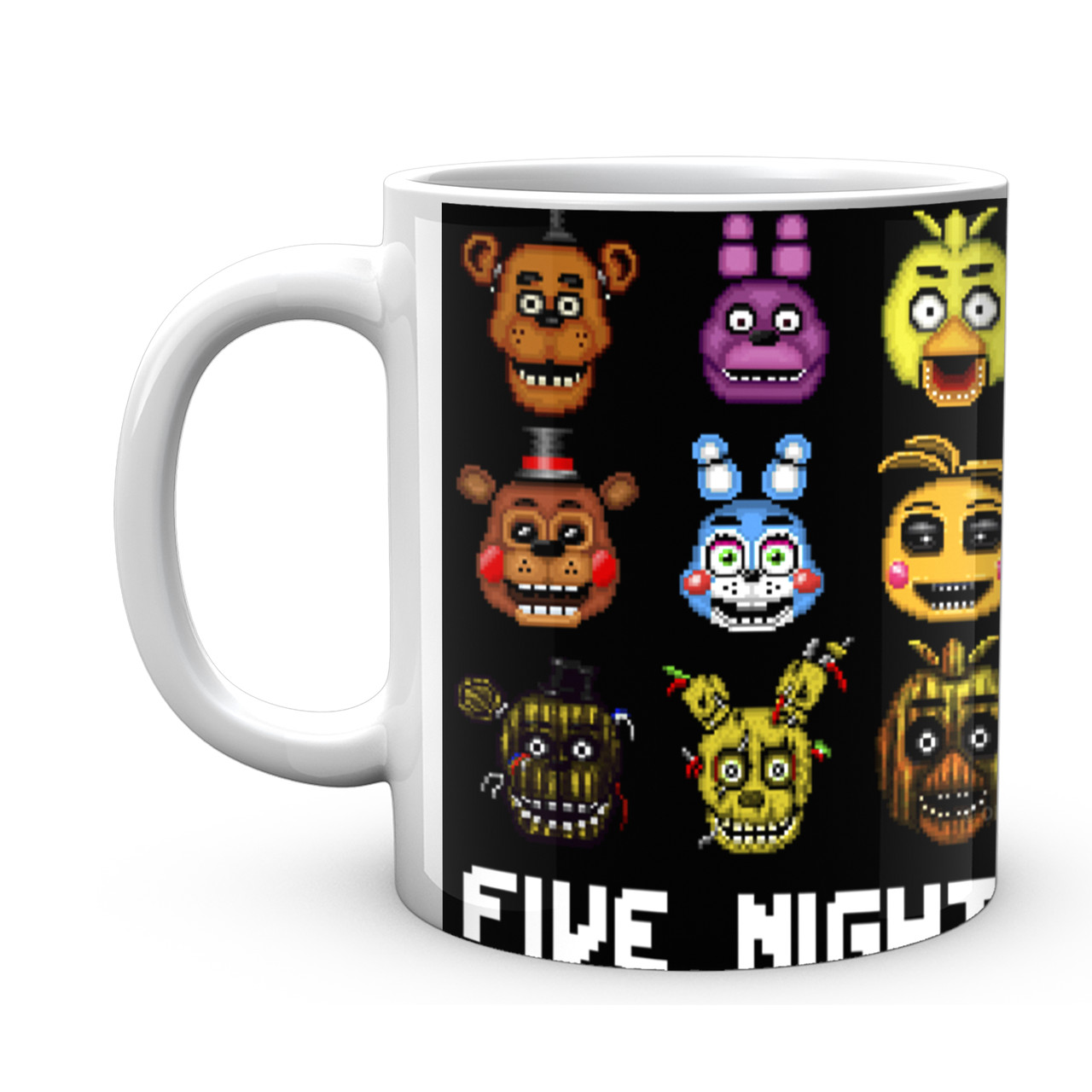 Кружка GeekLand Five night's at Freddy's Пять Ночей с Фредди значки NF 02.08 - фото 3