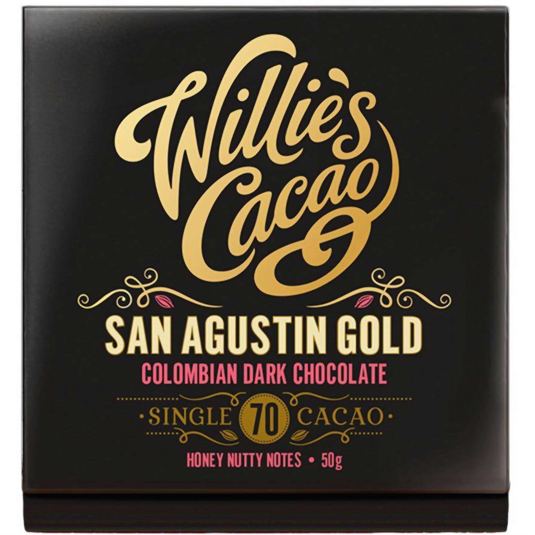 Шоколад черный Willie's Cacao San Agustin Colombian 70% 50 г - фото 1