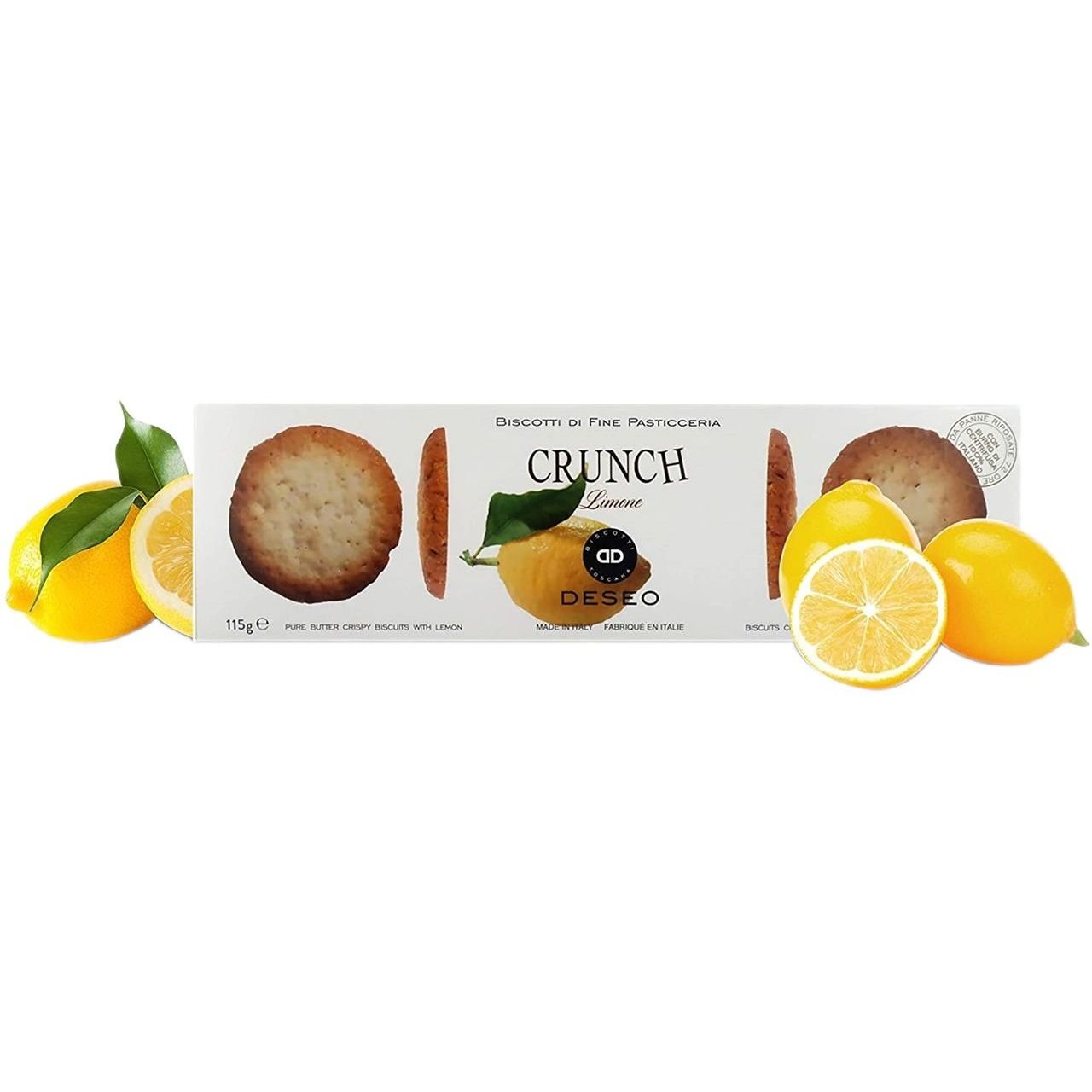Печиво Deseo Хрустке з вершковим маслом та лимоном 115 г - фото 1