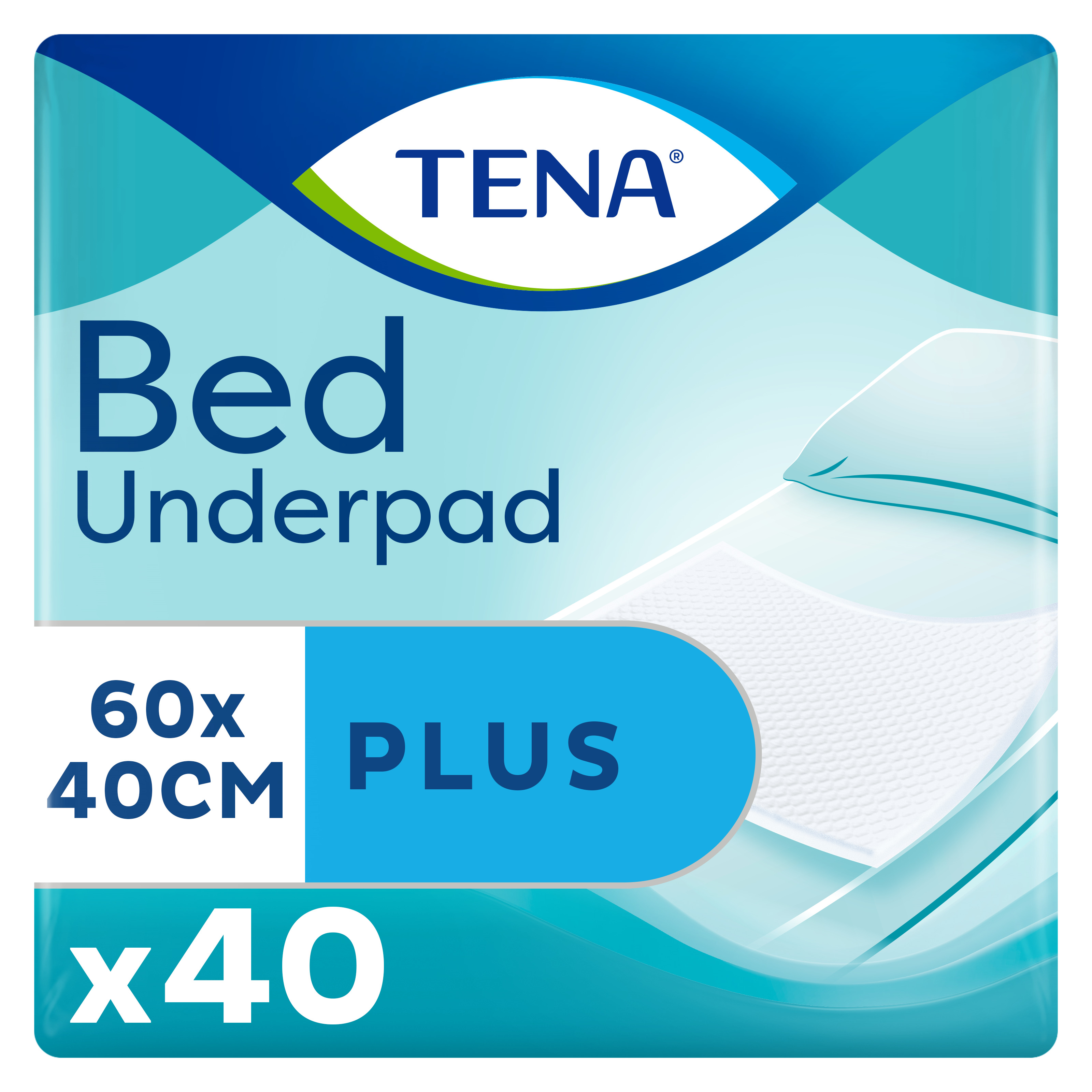 Одноразові пелюшки Tena Bed Plus, 60х40 см, 40 шт. - фото 1