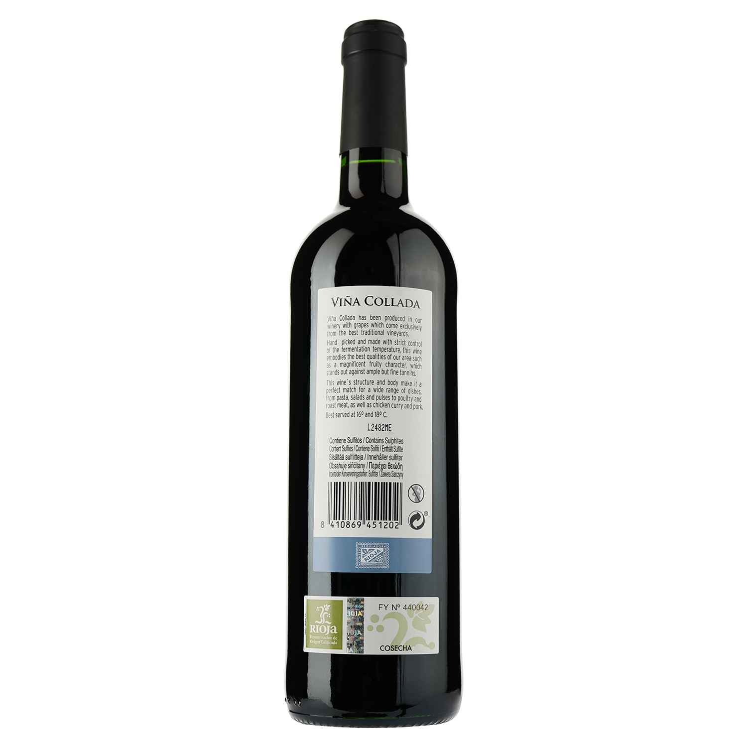 Вино Marques de Riscal Vina Collada, червоне, сухе, 14%, 0,75 л (7700) - фото 2