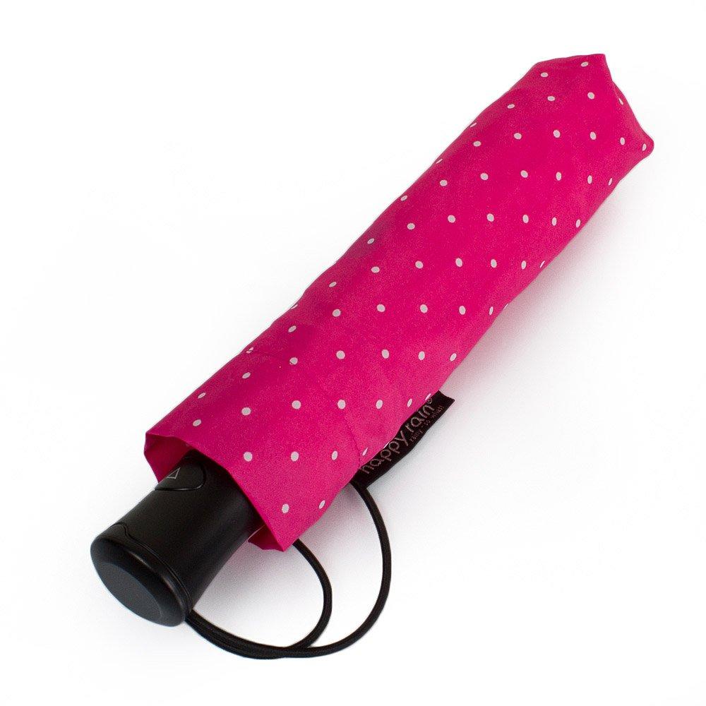 Женский складной зонтик полуавтомат Happy Rain 97 см розовый - фото 4