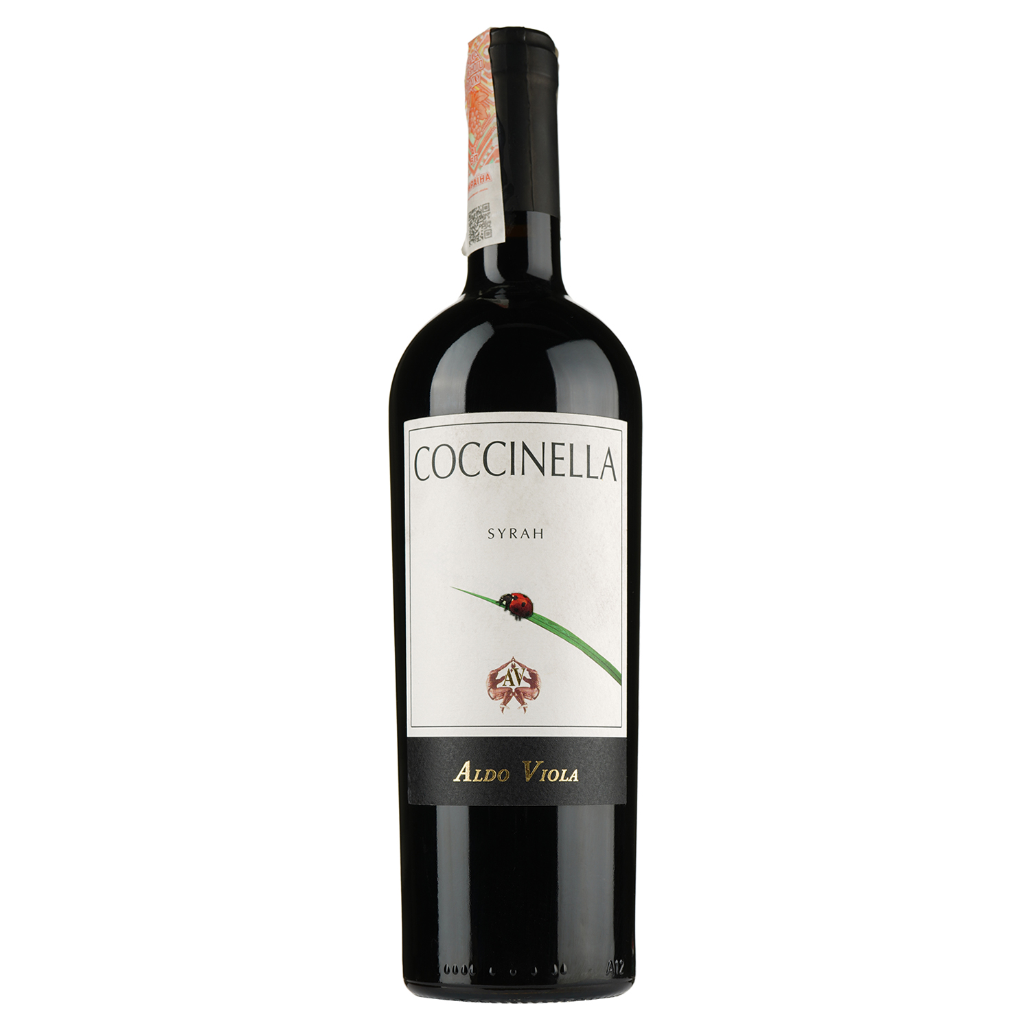 Вино Aldo Viola Guarini Coccinella Syrah 2019 IGT, 13%, 0,75 л (890046) - фото 1