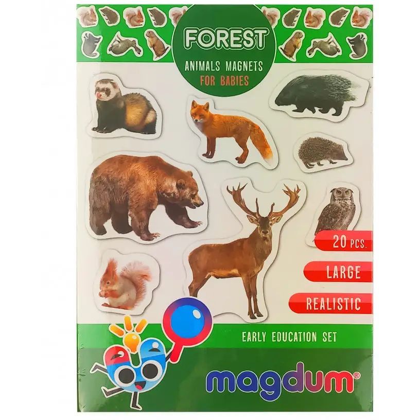 Магнитный набор Magdum Лесные жители (ML4031-29 EN) - фото 1