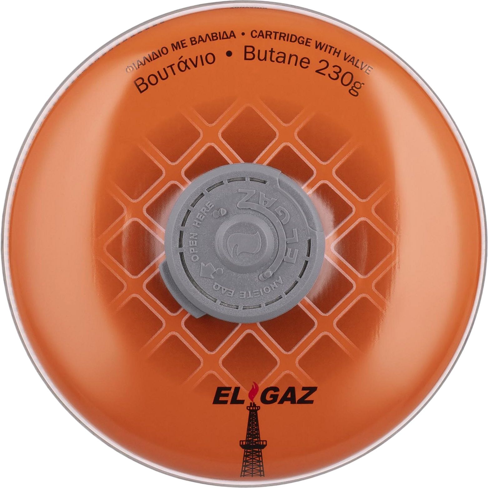 Баллон-картридж газовый El Gaz ELG-300 с двухслойным клапаном бутан 230 г (104ELG-300) - фото 3