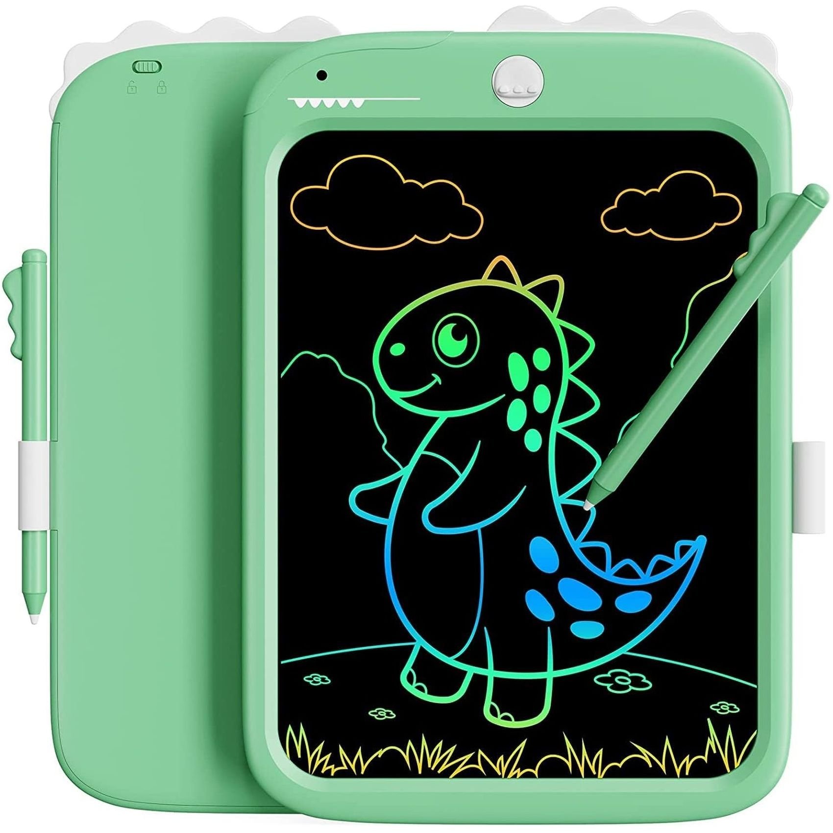 Детский LCD планшет для рисования Beiens Динозаврик 10” Multicolor зеленый (К1006green) - фото 1