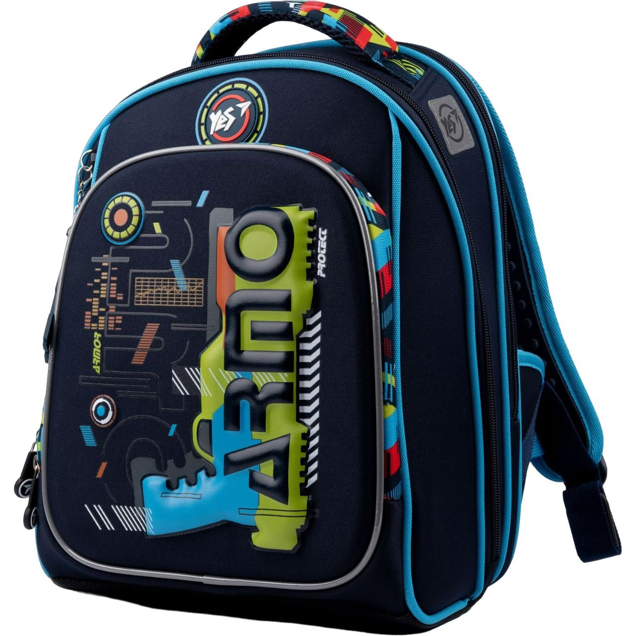 Фото - Шкільний рюкзак (ранець) Yes Рюкзак каркасний  S-89 Blaster, синій  (553990)