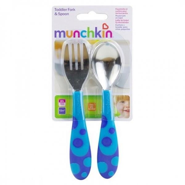 Набор Munchkin: ложка и вилка, голубой (011404.01) - фото 2