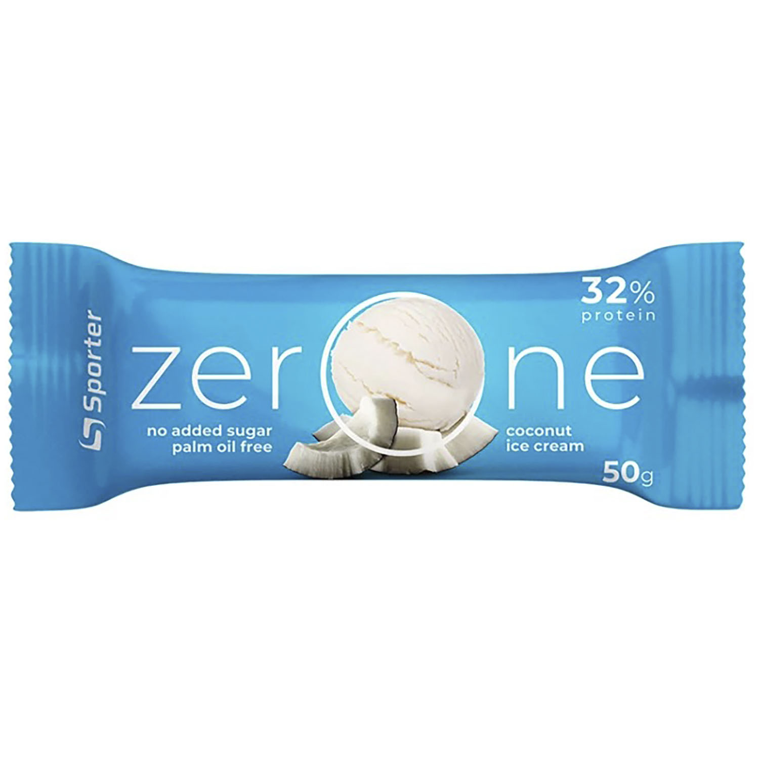 Протеїновий батончик Sporter Zero One Кокосове морозиво без цукру 50 г - фото 1