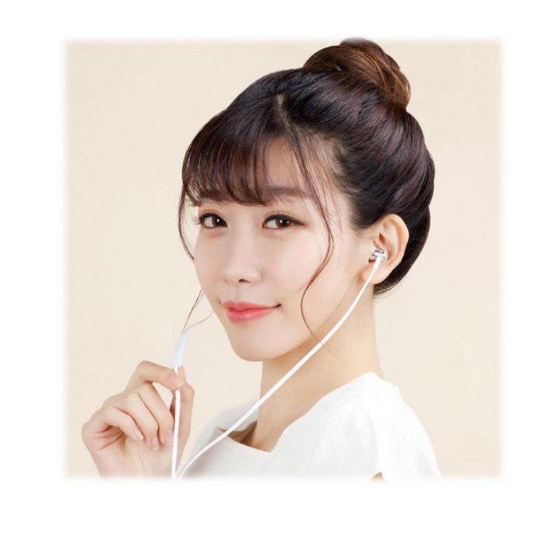 Наушники Xiaomi Mi-Earphones Basic Silver с микрофоном - фото 6