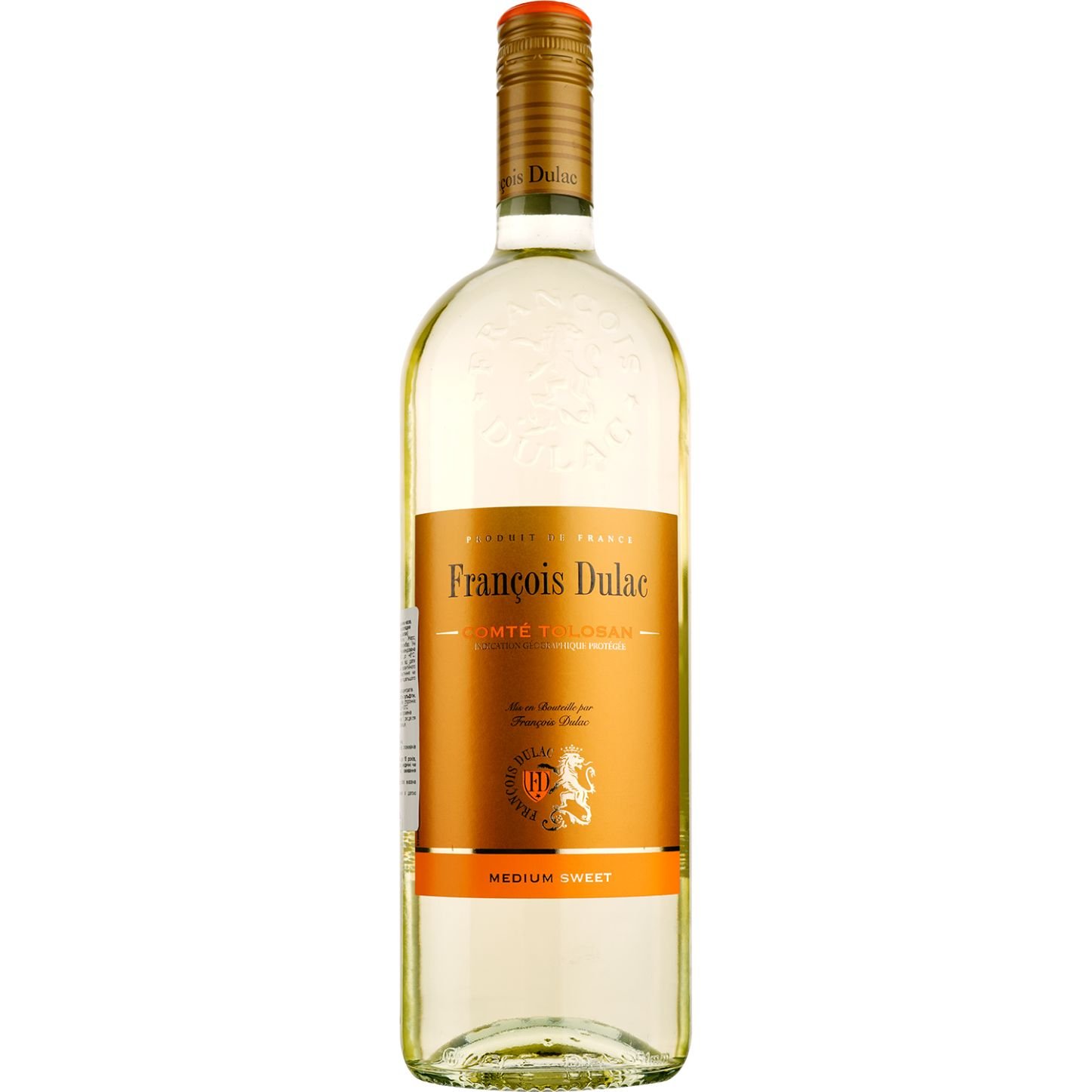 Вино Francois Dulac Blanc Medium Sweet, біле, напівсолодке, 11%, 1 л (521829) - фото 1