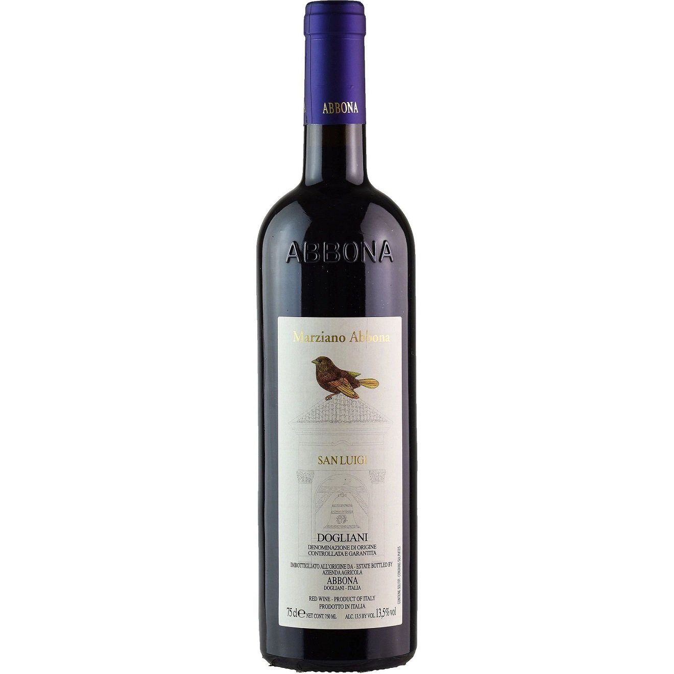 Вино Marziano Abbona Dolcetto di Dogliani San Luigi, красное, сухое, 12,5%, 0,75 л - фото 1