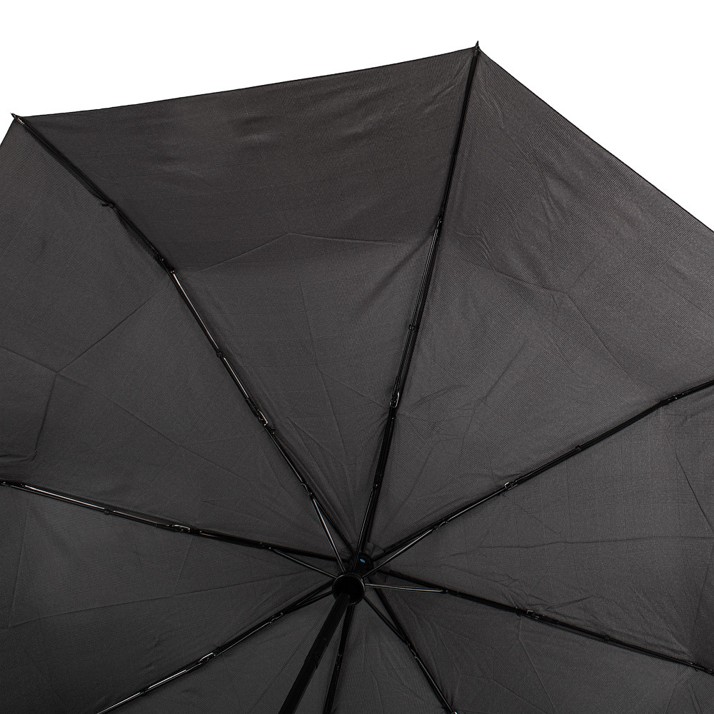Мужской складной зонтик полный автомат Lamberti 101 см серый - фото 3