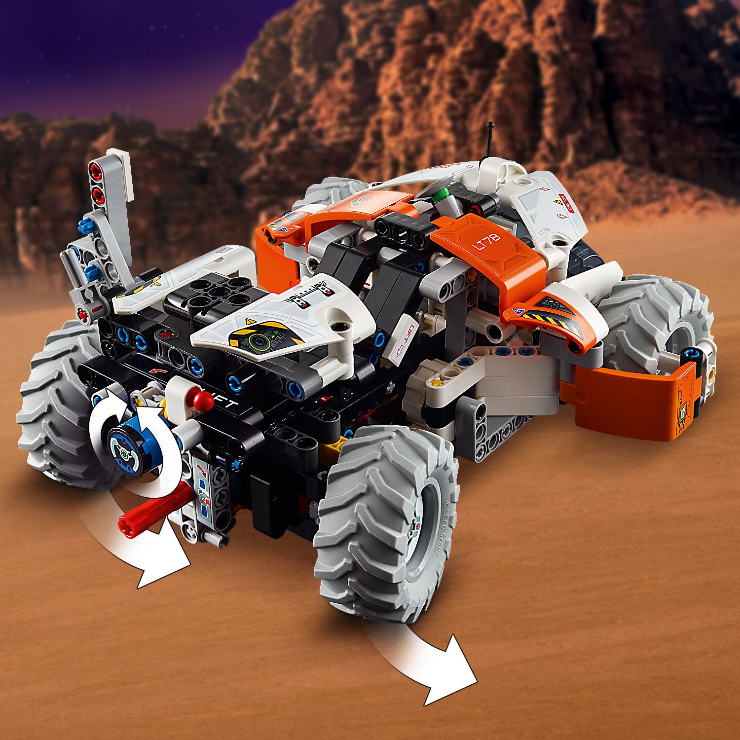 Конструктор LEGO Technic Космический колесный погрузчик LT78, 435 деталей (42178) - фото 8