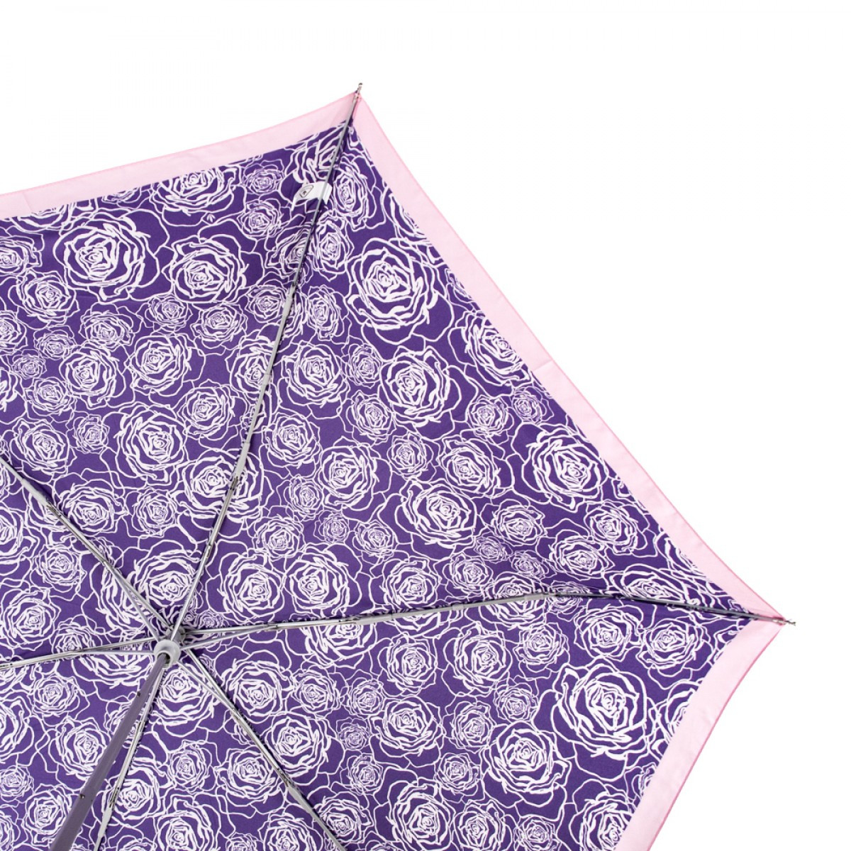 Женский складной зонтик механический Fulton 95 см сиреневый - фото 5