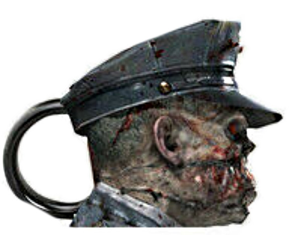 Кружка 3D керамическая Зомби Зов Долга Call of Duty Zombie Cop Molded Mug mug 3D CD - фото 7